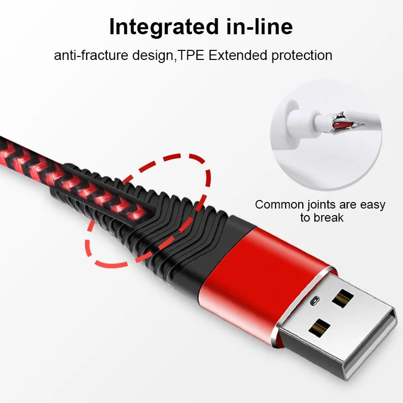 Braided Long Charging Cable