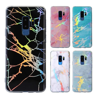 Laser Marble Samsung Cases